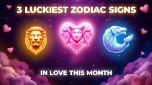 The 3 Luckiest Zodiac Signs in Love This Month